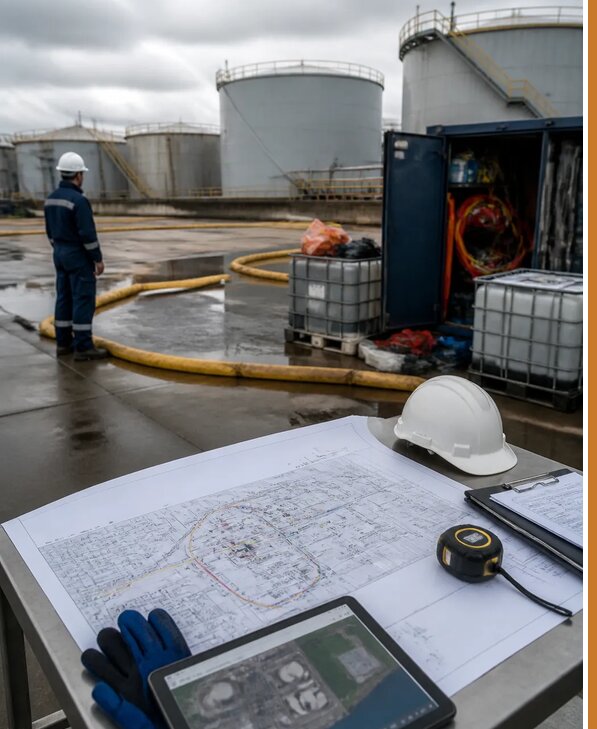 Разработка плана ликвидации разливов нефти в Оренбурге